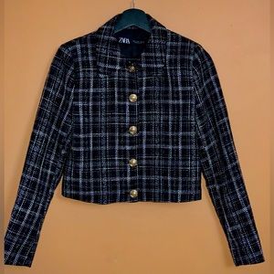 Zara tweed blazer